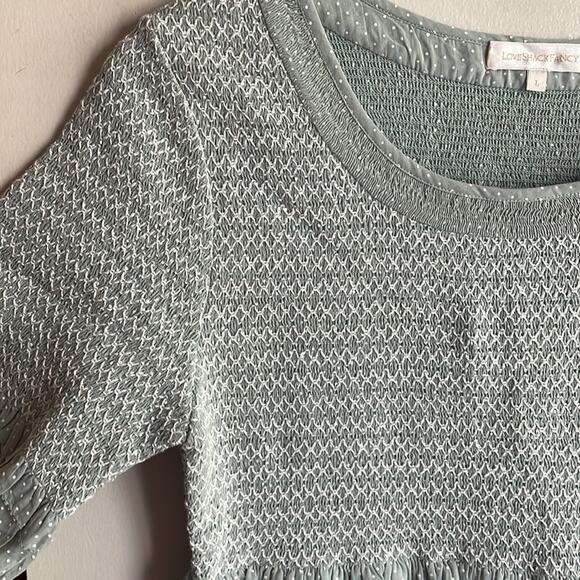 Love Shack Fancy Aveline Dress Seaglass - Picture 9 of 16